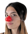 Kırmızı Renk Lastikli Burun Palyaço Burun