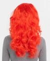 Kırmızı Renk Uzun Dalgalı Parti Peruğu