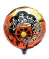 Kuru Kafalı Korsanlar Halloween Şekilli Folyo Balon 45 Cm