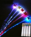 Led Fiber Optik Işıklı Kelebek Saç Klipsi 1 Adet