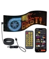 Led Panel Cama Yapışan Telefon Kontrollü Led Ekran Panel 16*64 Led Sayısı