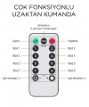 Lw-7 300 Ledli 10 Sarkıt Perde Led Işık, 8 Modlu Uzaktan Kumandalı, 3x3 Metre Peri Telli Led