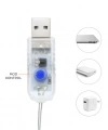 Lw-7 300 Ledli 10 Sarkıt Perde Led Işık, 8 Modlu Uzaktan Kumandalı, 3x3 Metre Peri Telli Led