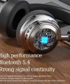 Metal Kulak Üstü Kablosuz Bluetooth Kulaklık Hybrid Anc Type-c Hızlı Şarj Bluetooth 6.0