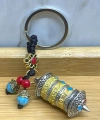 Metal Tibet Dua Çarkı Anahtarlık Alk4462