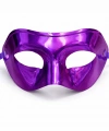 Metalize Parlak Parti Maskesi Mor Renk 16x7 Cm