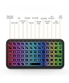 Mini Klavye Smarttv Işıklı Bluetooth Kablosuz Televizyon Ps3 Dizüstü Tabletler Ve Telefonlar İçin