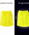 Neon Sarı Hawaii Parti Eteği 40 Cm