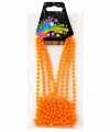 Neon Turuncu Boncuk Kolye 80 Cm – Retro 80’ler 90’lar Parti Aksesuarı