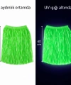 Neon Yeşil Hawaii Parti Eteği 40 Cm
