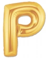 P Harf Folyo Balon Altın Renk  40 İnç