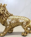 Polyester Dekoratif Taçlı Aslan Figürü Alk2576