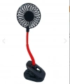 Portatif Işıklı Mini Klipsli Fan