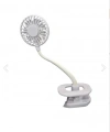 Portatif Işıklı Mini Klipsli Fan