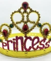 Prenses Yazılı Altın Renk Ayarlanabilir Parti Tacı 60 Cm