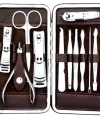Profesyonel Çelik Manikür Pedikür Seti 12 Parça