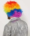 Rengarenk Kıvırcık Afro Bonus Peruk