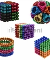 Renkli 216 Mıknatıs Neocube Mıknatıs 5mm Neodyum