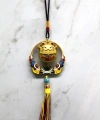 Renkli Püsküllü Şans Kedisi Feng Shui Askılık Alk4452