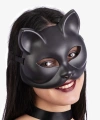 Siyah Renk Lüks Kedi Maskesi 12x13 Cm