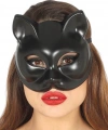Siyah Renk Lüks Kedi Maskesi 12x13 Cm