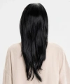 Siyah Renk Uzun Parti Peruğu