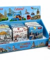 Taşlı İstanbul Temalı Kalın El Aynası Alk5822