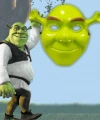 Yeşil Shrek Maskesi 21x25 Cm