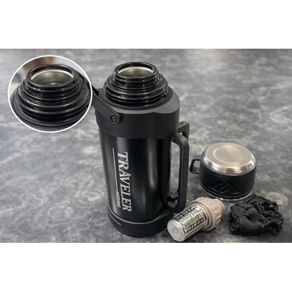 1200 Ml Çift Katmanlı Vakumlu Paslanmaz Çelik Termos Alk4639