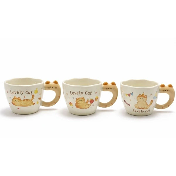 3d Kedi Figürlü Kupa Bardak Alk5036