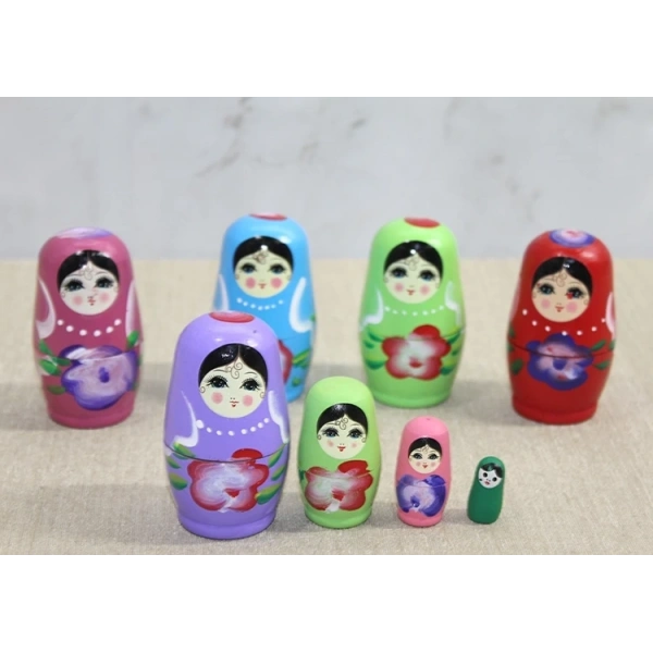 4lü Ahşap Matruşka Alk3814
