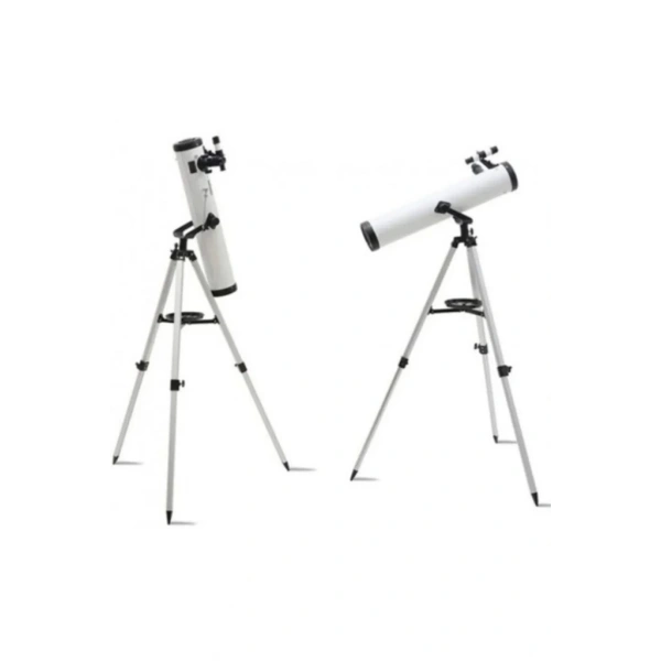 76x700 Profesyonel Aynalı  Uzay Teleskopubeyaz