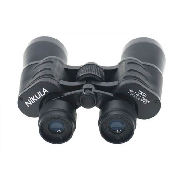 7x50 Kauçuk Kaplamalı Mavı Cam Mercekli Dürbün