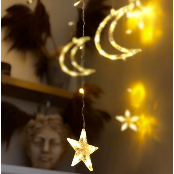 Ay Yıldız Perde Led