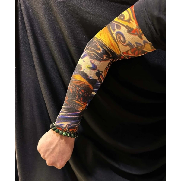 Çorap Dövme Giyilebilir Kol Bacak Dövmesi Likralı 2 Adet Model 27