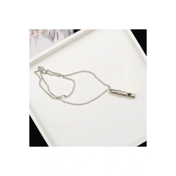 Deprem Düdüğü Çelik Kolye