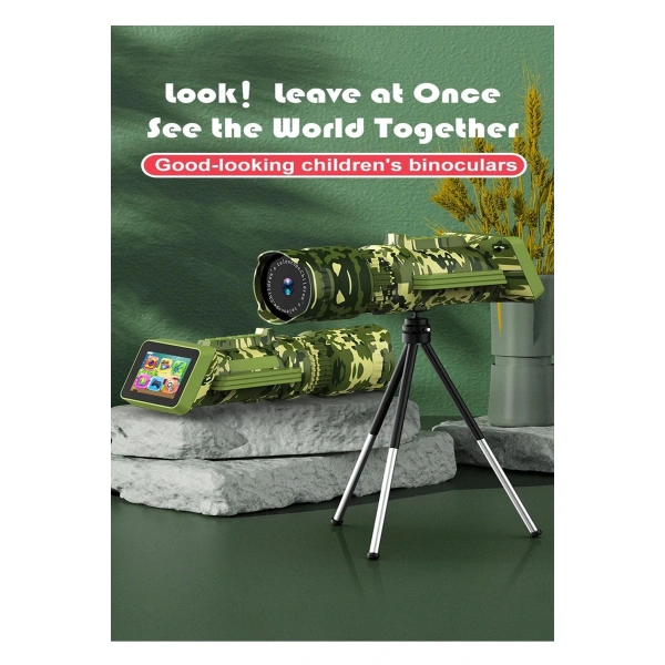 Digital Dürbün 8,0 Megapixel, 2.0 Lcd Hd Uzun Menzilli Taşınabilir 1080px720p Tripodlu Dürbün