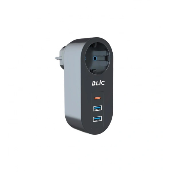 Ftr-07 2xusb 1xtypec Termal Akım Korumalı Isıya Dayanıklı Tekli Priz