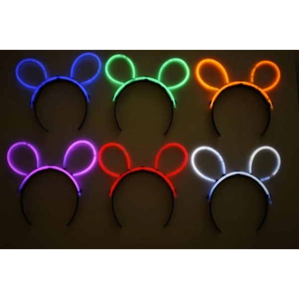 Glow Taç Fosforlu Taç Karışık Renk 12 Adet