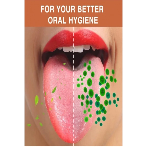 Hijyenik Dil Kazıyıcı Temizleme Dil Sıyırıcı Dil Temizleyici Bakır Hilal