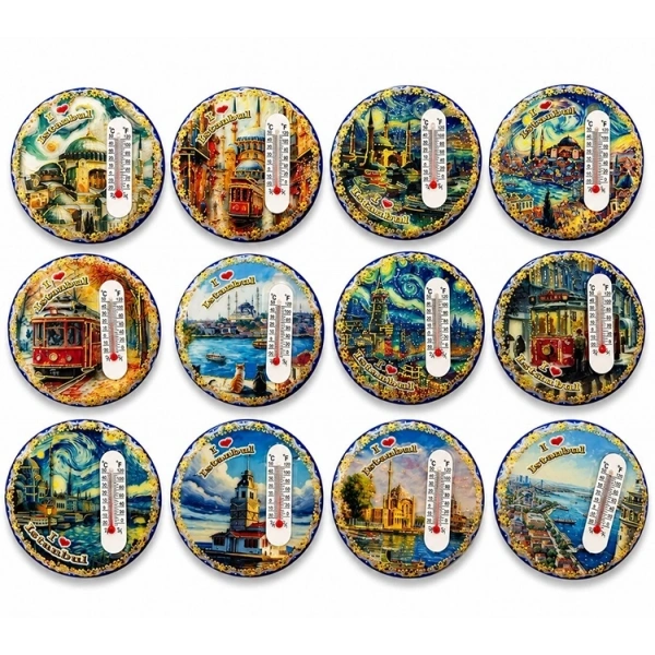 İstanbul Temalı Buzdolapı Süsü Magnet Alk5405