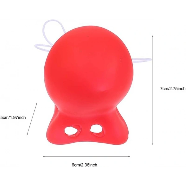 Kırmızı Renk Lastikli Burun Palyaço Burun