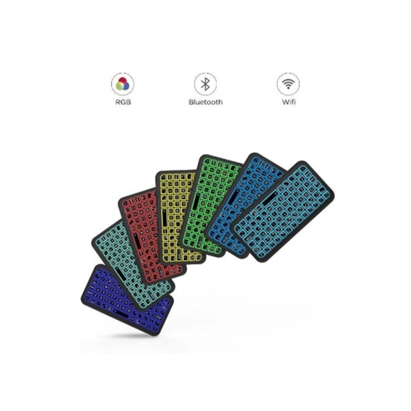 Mini Klavye Smarttv Işıklı Bluetooth Kablosuz Televizyon Ps3 Dizüstü Tabletler Ve Telefonlar İçin