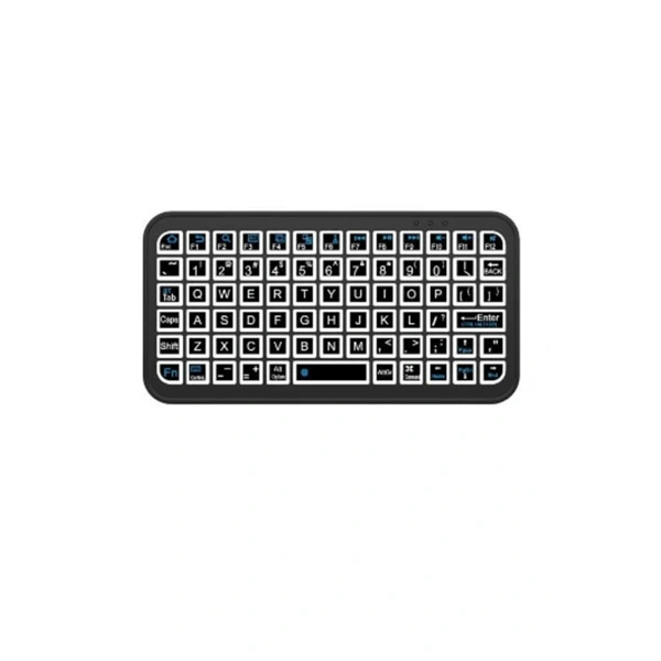 Mini Klavye Smarttv Işıklı Bluetooth Kablosuz Televizyon Ps3 Dizüstü Tabletler Ve Telefonlar İçin