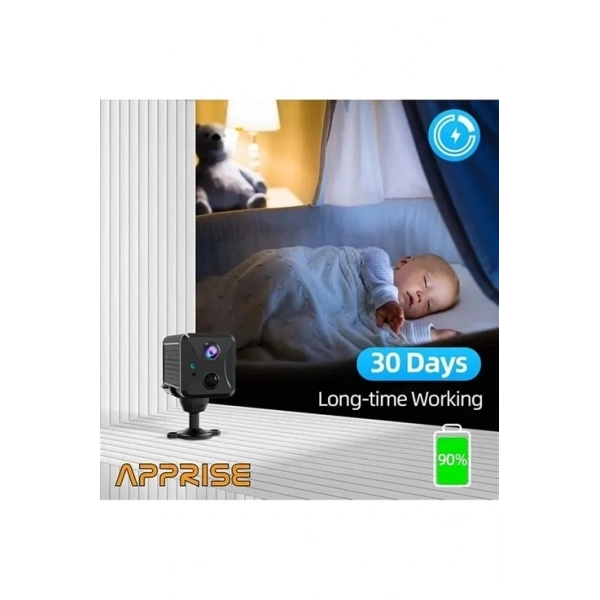 Mini Pır Sensörlü Algılamalı Sesli Konuşmalı 1080p Hd Wifi Kamera