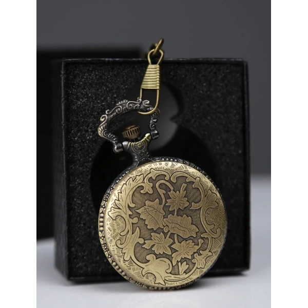 Özel Kutulu Tren Temalı Köstekli Saat Alk4670