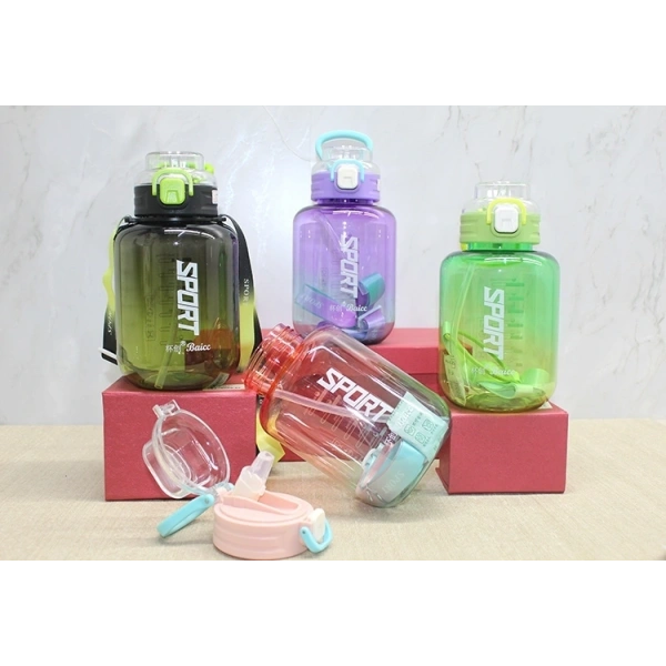 Pipetli Su Matarası 1100 Ml Bpa İçermez Alk4646