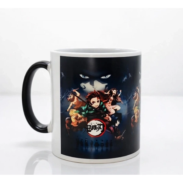 Porselen Renk Değiştiren Demon Slayer Kupa Bardak Aalk383