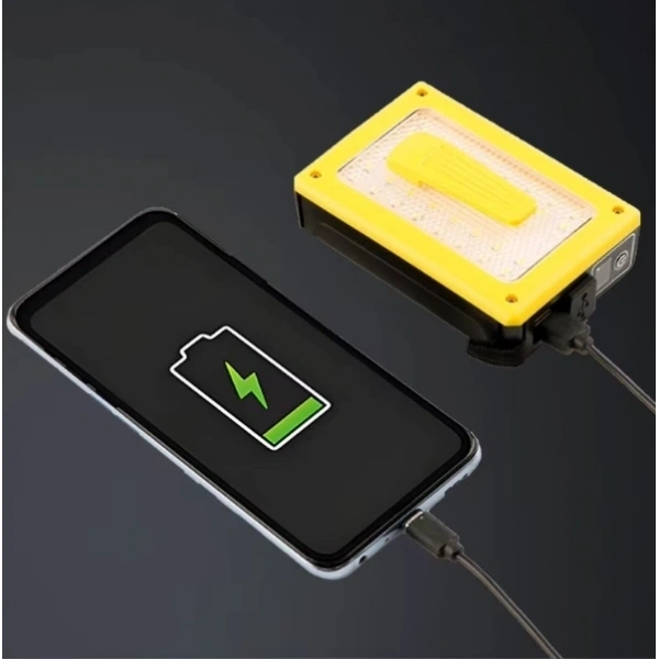 Pro F-3003 Alüminyum Pm10-tg Led Type-c Powerbank Ve Solar Şarjlı Kamp Kafa Feneri