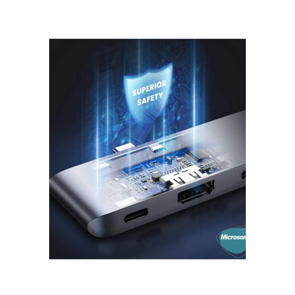 Type-c To Hdtv Multifunction Adapter 8 Port Kablo